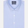 Chemises Homme Café Coton | Chemise En Mille Raies Ciel