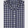 Chemises Homme Café Coton | Chemise Wrighley En Flanelle A Carreaux