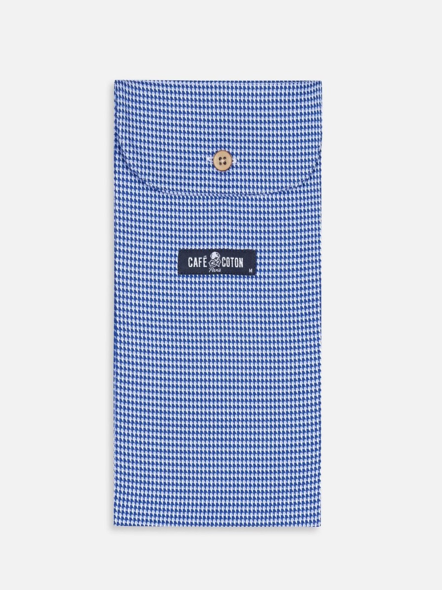 Accessoires Café Coton | Calecon Morris En Twill Bleu