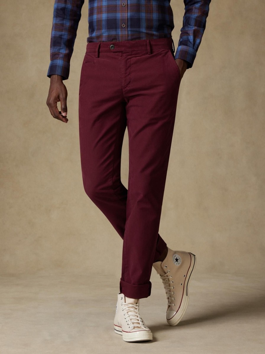 Pret A Porter Café Coton | Pantalon Chris Bordeaux