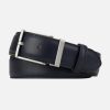 Accessoires Café Coton | Ceinture En Cuir Marine