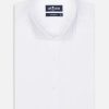 Chemises Homme Café Coton | Chemise En Pique Blanc