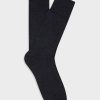 Accessoires Café Coton | Chaussettes Anthracite Barney A Motif Jacquard