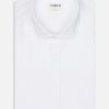 Chemises Homme Café Coton | Chemise Bio En Oxford Lave Blanc