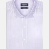 Chemises Homme Café Coton | Chemise Hebert A Rayures Parme