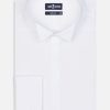 Chemises Homme Café Coton | Chemise En Popeline Royale Blanche