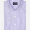 Chemises Homme Café Coton | Chemise Menthon A Rayures Parme