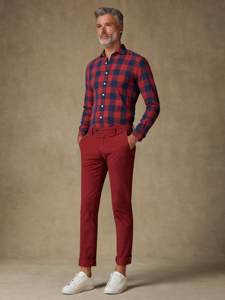 Pret A Porter Café Coton | Pantalon Chris Rouge