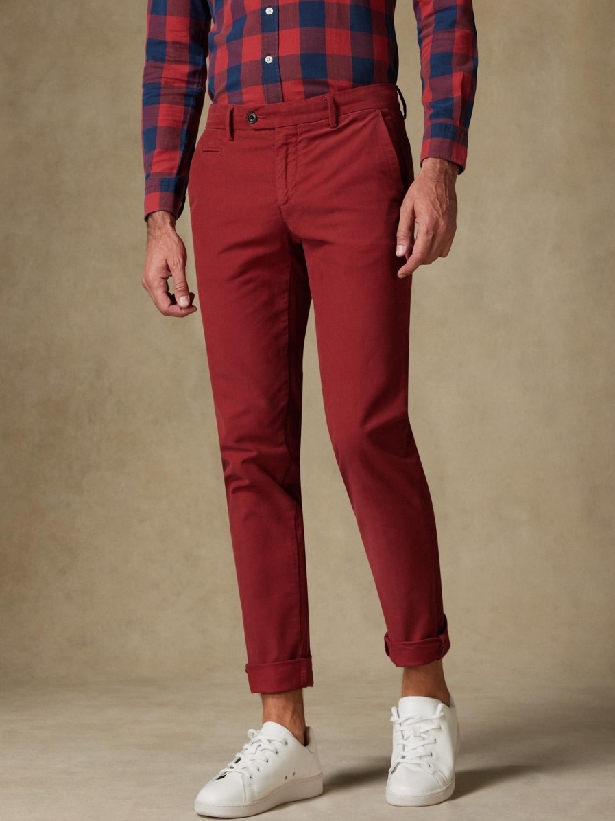 Pret A Porter Café Coton | Pantalon Chris Rouge