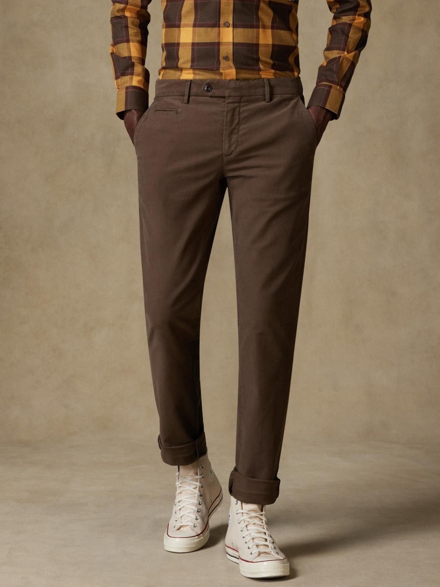 Pret A Porter Café Coton | Pantalon Chris Marron