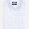 Chemises Homme Café Coton | Chemise Oleg A Carreaux Ciel