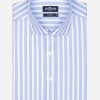 Chemises Homme Café Coton | Chemise Don Ciel A Rayures