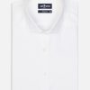 Chemises Homme Café Coton | Chemise En Pin Point Ivoire