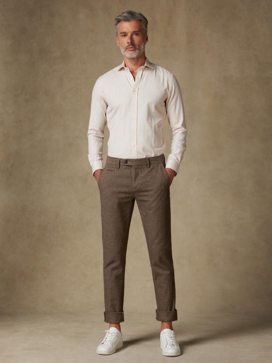 Pret A Porter Café Coton | Pantalon Marty Marron