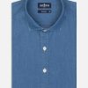 Chemises Homme Café Coton | Chemise En Denim Ciel