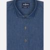 Chemises Homme Café Coton | Chemise Malo En Denim