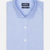 Chemises Homme Café Coton | Chemise Cintree En Oxford Ciel