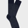 Accessoires Café Coton | Chaussettes Ben A Micro-Motif Gris