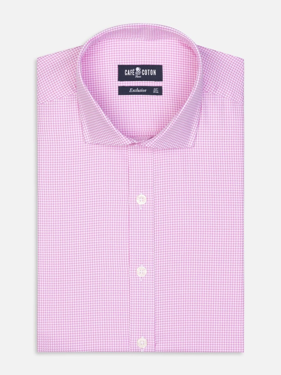 Chemises Homme Café Coton | Chemise Leary Rose