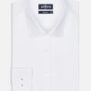 Chemises Homme Café Coton | Chemise En Oxford Royal Blanc