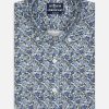 Chemises Homme Café Coton | Chemise Agnel A Imprime Floral - Col Boutonne