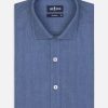 Chemises Homme Café Coton | Chemise Hall En Flanelle Bleue