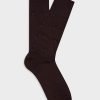 Accessoires Café Coton | Chaussettes Chocolat Barney A Motif Jacquard