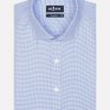 Chemises Homme Café Coton | Chemise Nelson En Twill Bleu