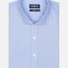 Chemises Homme Café Coton | Chemise Cintree En Oxford Ciel - Grande Longueur De Manches