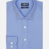 Chemises Homme Café Coton | Chemise Cintree En Twill Royal Bleu