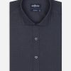 Chemises Homme Café Coton | Chemise Bob En Micro-Oxford Anthracite