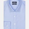 Chemises Homme Café Coton | Chemise En Twill Royal Ciel