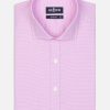 Chemises Homme Café Coton | Chemise Peters Texturee Rose