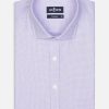 Chemises Homme Café Coton | Chemise En Natte Parme