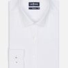 Chemises Homme Café Coton | Chemise En Popeline Royale Blanche