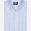 Chemises Homme Café Coton | Chemise Gill A Carreaux Bleu